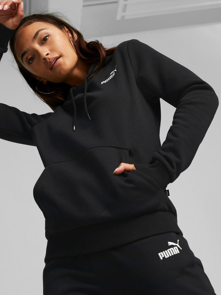Puma Črna ženska majica s kapuco Puma