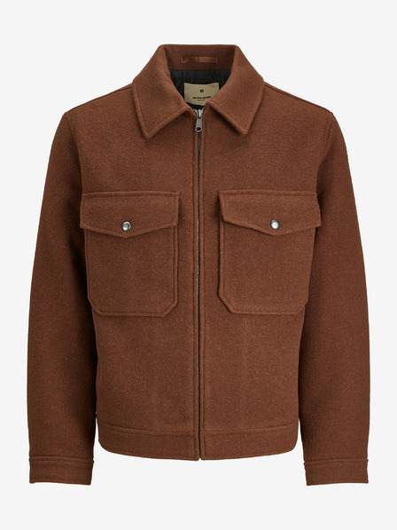 Jack & Jones Rjava moška volnena jakna Jack & Jones Baxter
