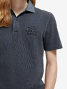 Scotch & Soda Temno modra moška polo majica Scotch & Soda Garment Dye