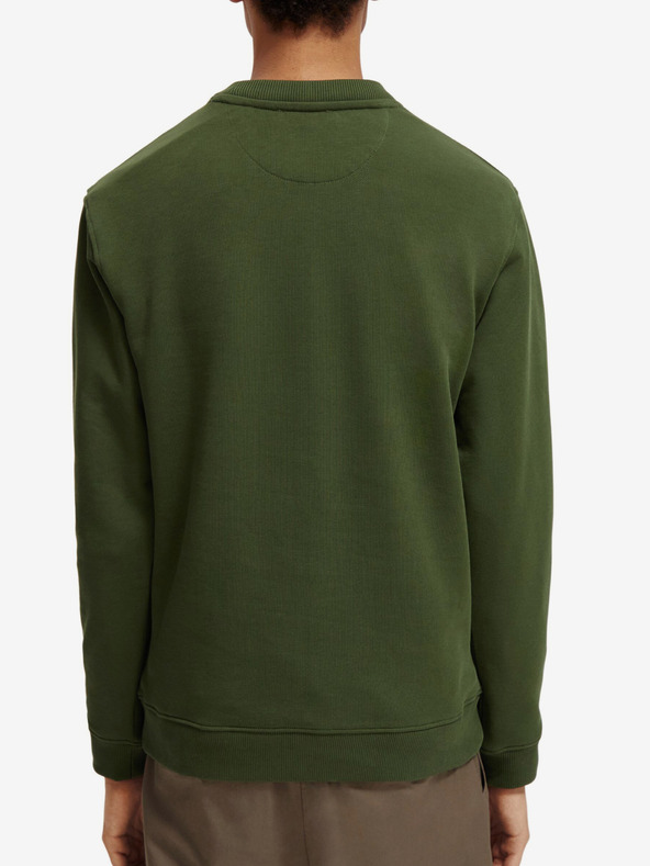 Scotch & Soda Temno zelena moška majica Scotch & Soda Essentials