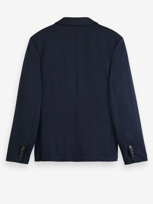 Scotch & Soda Temno modra moška volnena jakna Scotch & Soda Unconstructed
