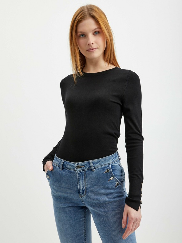 Orsay Črn ženski lahek pulover ORSAY