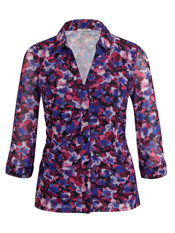 Orsay ORSAY vijolična ženska cvetlična bluza