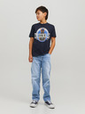 Jack & Jones Svetlomodre fantovske kavbojke ravnega kroja Jack & Jones Chris