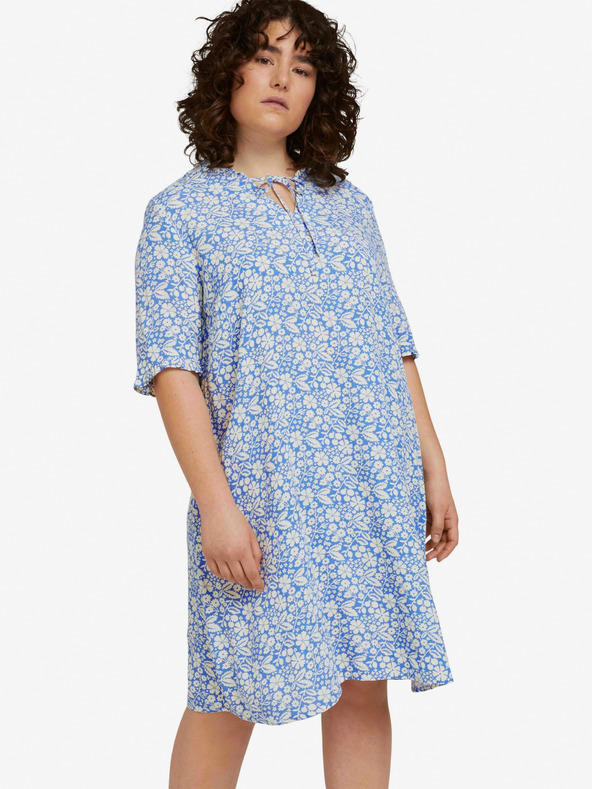 Tom Tailor Tom Tailor Modra cvetlična obleka