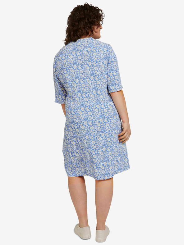 Tom Tailor Tom Tailor Modra cvetlična obleka