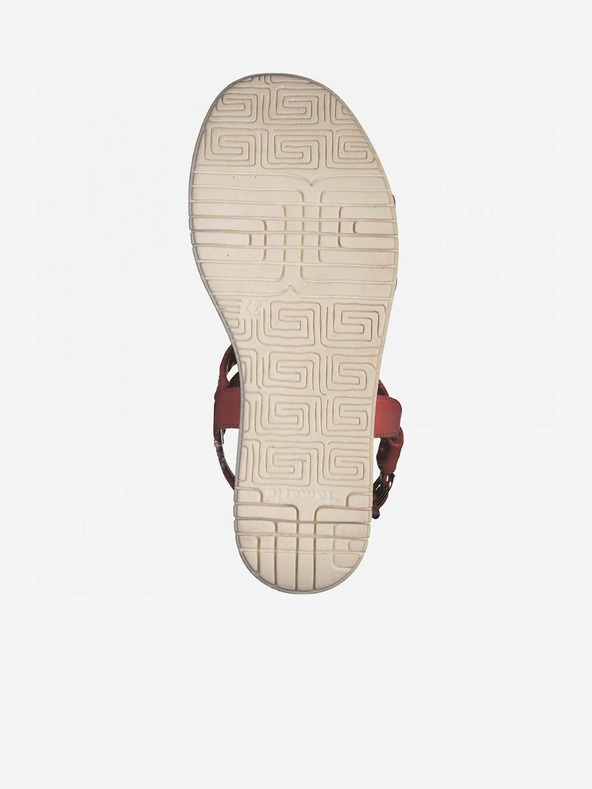 Tamaris Koralna barva Ženski usnjeni sandali Tamaris