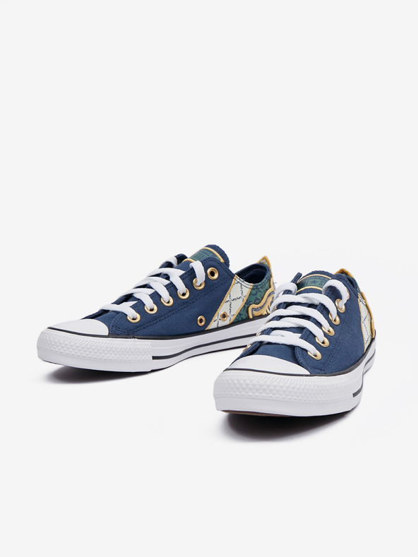 Converse Temno modre ženske vzorčaste superge Converse Chuck Taylor All Star Garden Noir