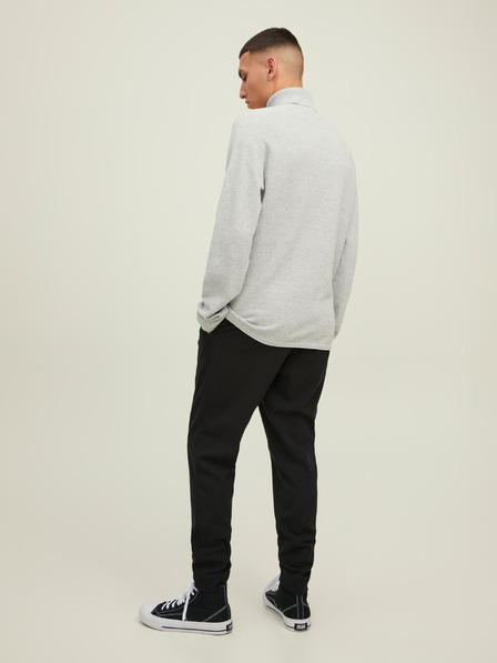 Jack & Jones Svetlo sive moške rolo hlače Jack & Jones Hill