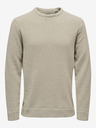 ONLY & SONS Bež moški pulover ONLY & SONS Ese