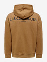 ONLY & SONS Rjava moška kapuca ONLY & SONS Les