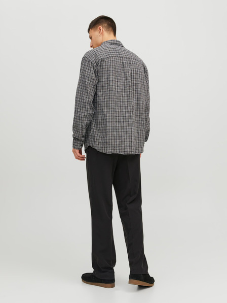 Jack & Jones Črna moška karirasta srajca Jack & Jones Gracia