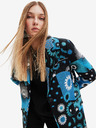 Desigual Modra ženska jopa z vzorcem Desigual Sissy
