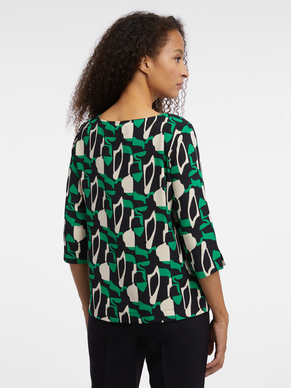Orsay Zelena ženska vzorčasta bluza ORSAY