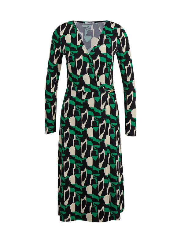 Orsay Zelena ženska vzorčasta obleka ORSAY