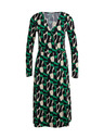 Orsay Zelena ženska vzorčasta obleka ORSAY