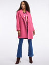 Orsay Temno roza ženski plašč iz volnene mešanice ORSAY