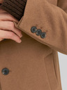 Jack & Jones Rjav moški plašč Jack & Jones Morrison iz volne