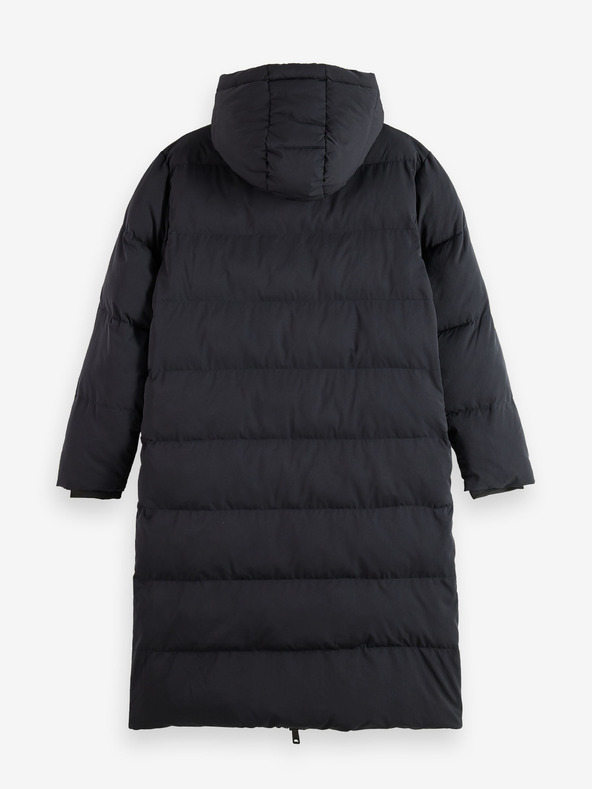 Scotch & Soda Črn ženski plašč Scotch & Soda