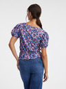Orsay Vijolična ženska cvetlična majica ORSAY