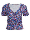 Orsay Vijolična ženska cvetlična majica ORSAY