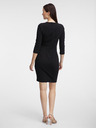 Orsay Črna ženska oprijeta obleka ORSAY