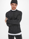 ONLY & SONS Temno modra rebrasta jopa ONLY & SONS Niguel