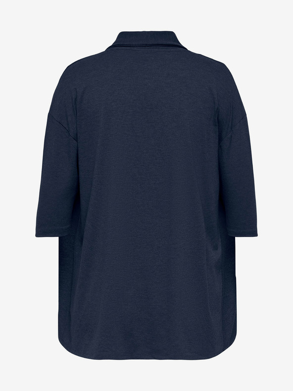 ONLY CARMAKOMA Temno modra ženska jopica ONLY CARMAKOMA New Carma