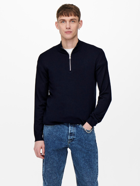ONLY & SONS Temno modra moška jopa ONLY & SONS Wyler