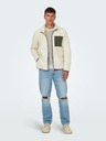 ONLY & SONS Krem moška jakna iz umetnega krzna ONLY & SONS Dallas