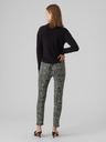 AWARE by VERO MODA Sive ženske hlače z vzorcem AWARE by VERO MODA Gracelynn