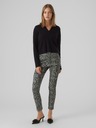 AWARE by VERO MODA Sive ženske hlače z vzorcem AWARE by VERO MODA Gracelynn