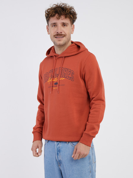 Jack & Jones Jack & Jones Larry moška opečnata jopa s kapuco