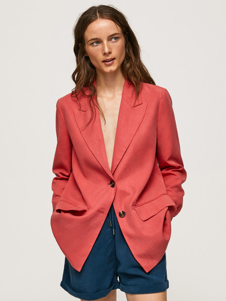 Pepe Jeans Opečnata ženska bluza Pepe Jeans Silvie