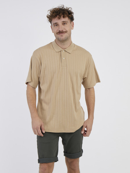 Jack & Jones Bež Moška polo majica Jack & Jones Connor