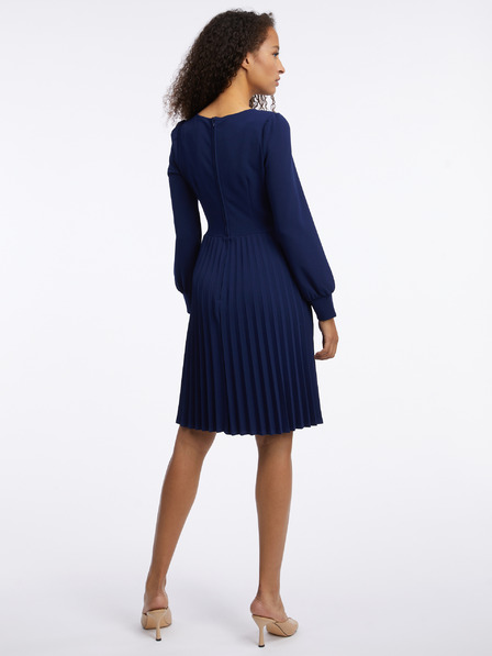 Orsay Temno modra ženska obleka ORSAY