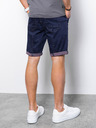 Ombre Clothing Vijolične moške kratke hlače iz džinsa Ombre Clothing W361