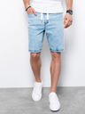 Ombre Clothing Svetlo modre moške kratke hlače iz džinsa Ombre Clothing W363