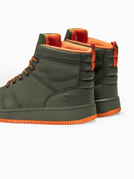 Ombre Clothing Kaki moški gležnjarji T311