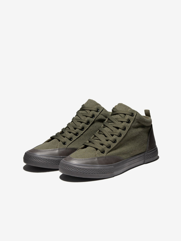 Ombre Clothing Črno-zeleni moški čevlji za tenis Ombre oblačila T377