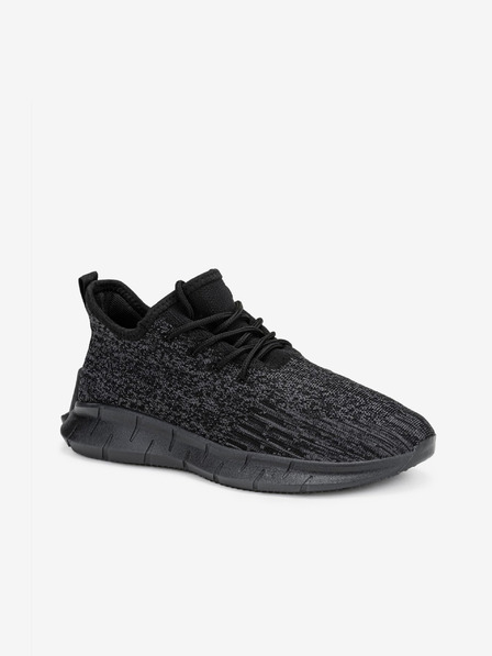 Ombre Clothing Črni moški teniški copati Ombre oblačila