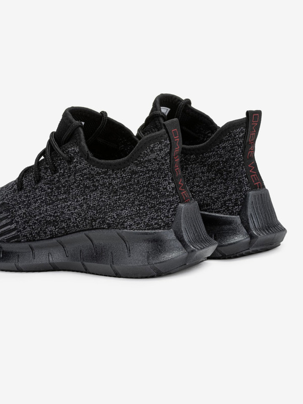 Ombre Clothing Črni moški teniški copati Ombre oblačila