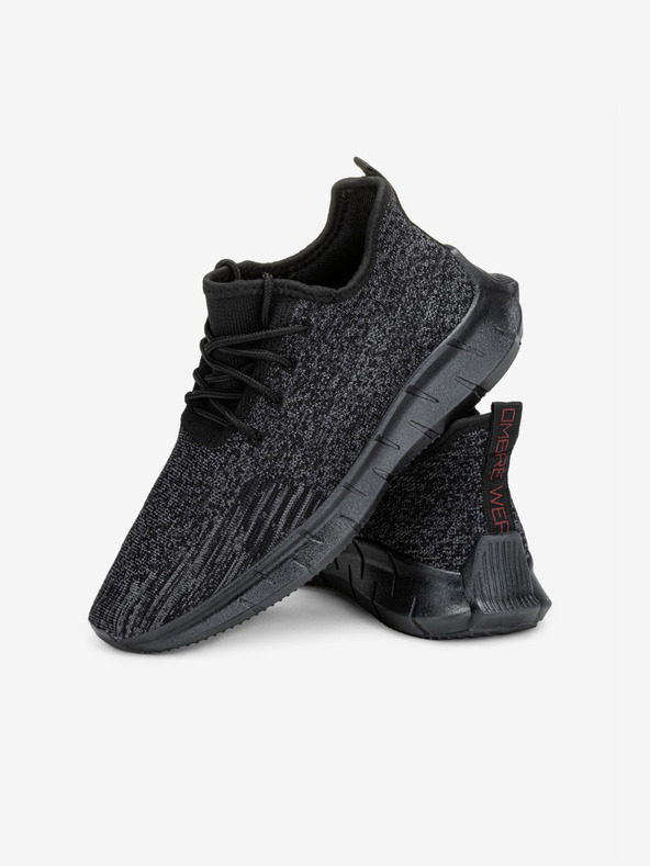 Ombre Clothing Črni moški teniški copati Ombre oblačila