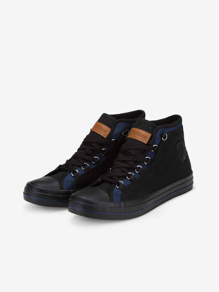 Ombre Clothing Črna moška športna copata Ombre oblačila T375