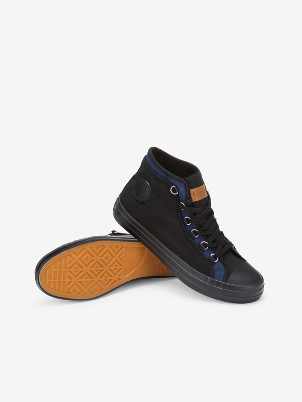 Ombre Clothing Črna moška športna copata Ombre oblačila T375