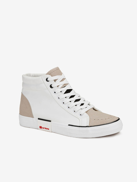 Ombre Clothing Bežno-beli moški čevlji za športne copate Ombre Clothing T376
