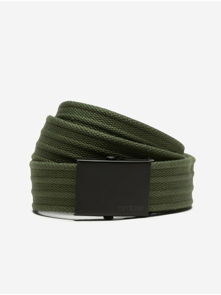 Ombre Clothing Zelen moški pas Ombre oblačila