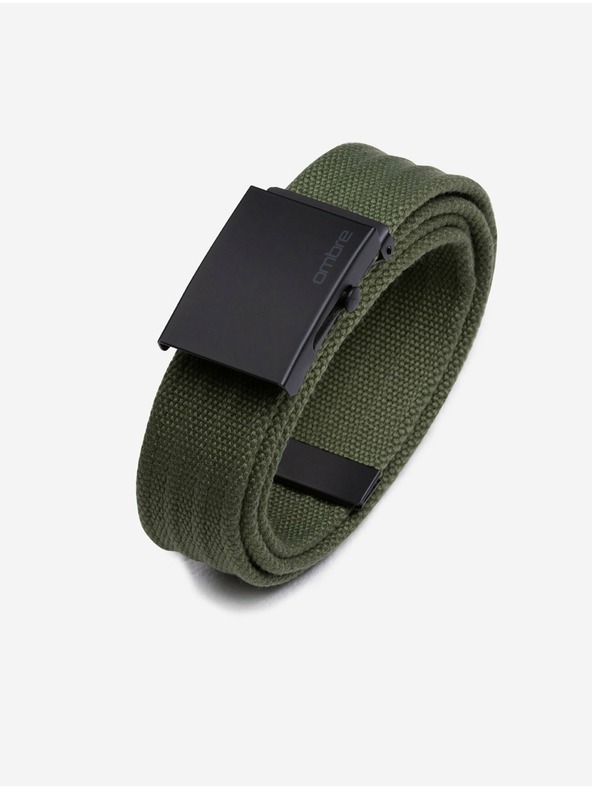 Ombre Clothing Zelen moški pas Ombre oblačila