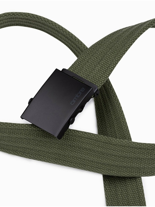 Ombre Clothing Zelen moški pas Ombre oblačila