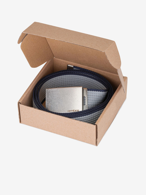 Ombre Clothing Siv moški pas Ombre Clothing